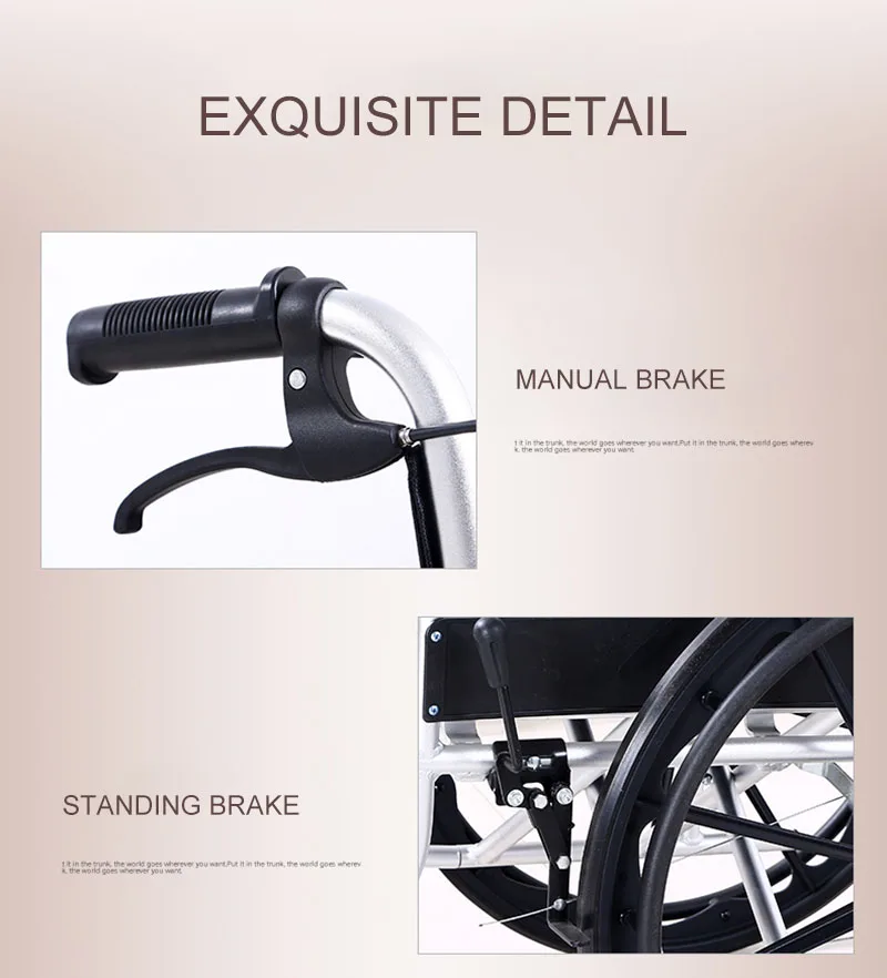 Досуг инвалидная коляска 24 дюймов твердые шины складной портативный легкий расширение подлокотник инвалидная коляска из алюминиевого сплава для инвалидов