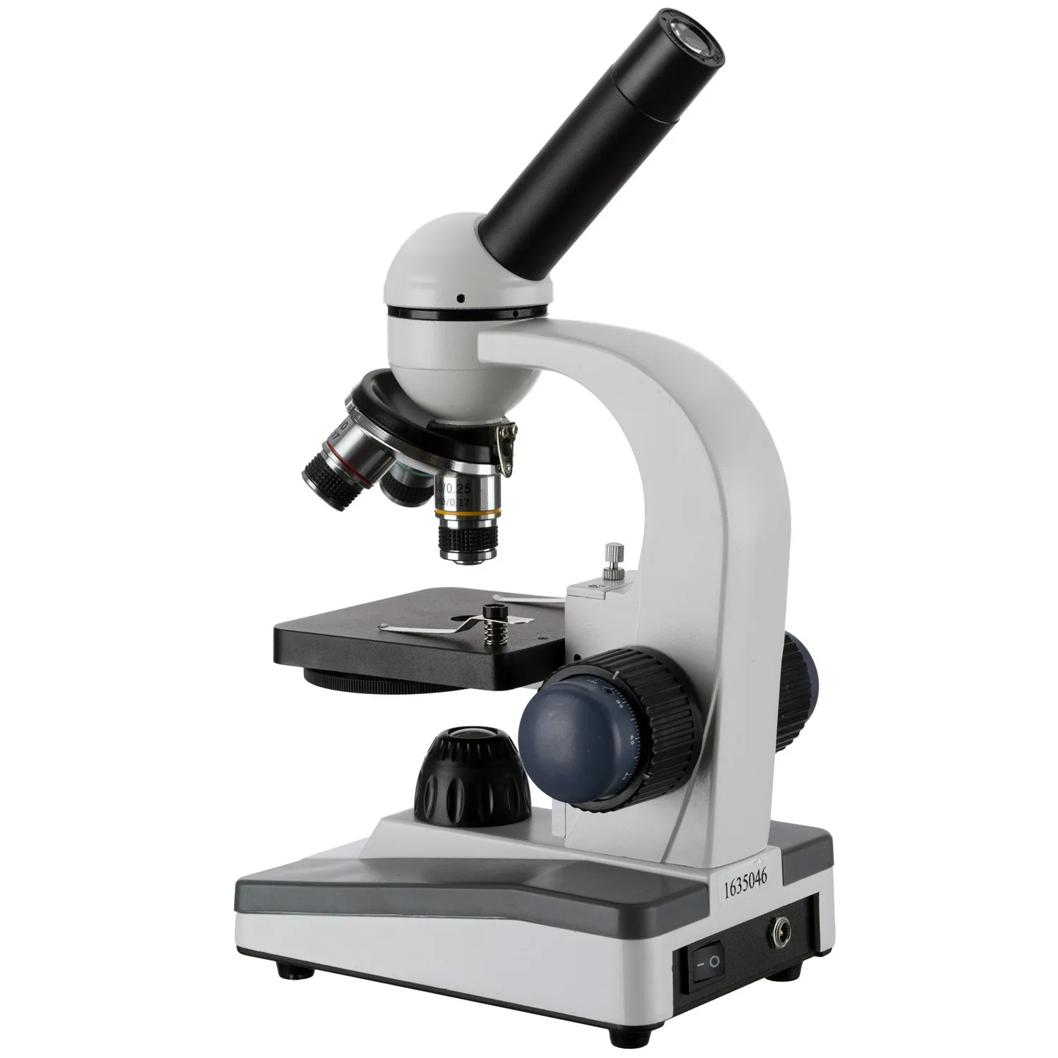 AmScope M150 시리즈 휴대용 LED 단안 복합 현미경, 40X-1000X 배율, 모스크바에서 배송