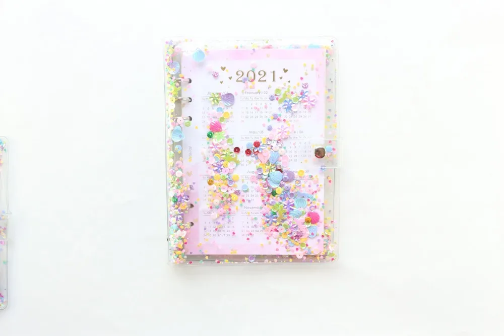 GLITTER BINDER NOTEBOOKS
