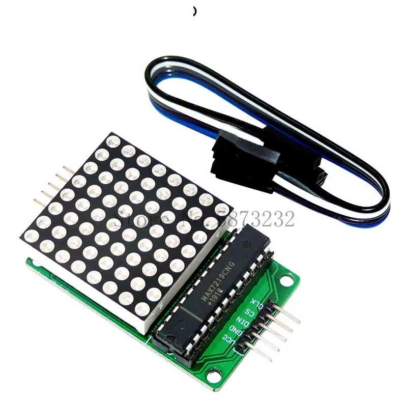 Модуль управления светодиодным дисплеем 8x8 8*8 MAX7219 для Arduino интерфейсный модуль 5 В