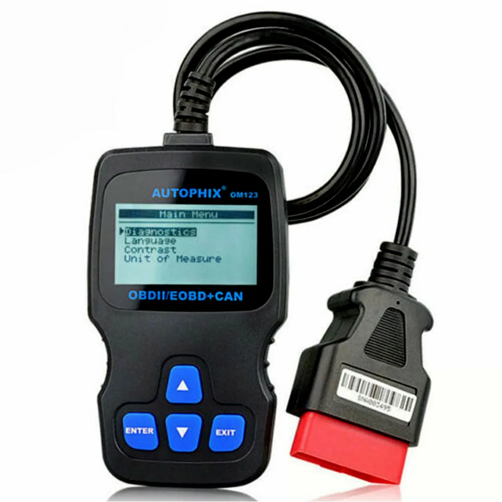 Считыватель кодов, ЖК-дисплей, OBD2, инструмент сканирования, многоязычная проверка, универсальный автомобильный ручной анализатор неисправностей двигателя, Автомобильный сканер