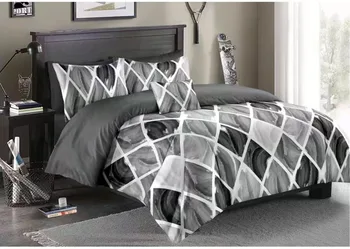 

Denisroom Grey Bedding Set Comforter Bedding Cover Set Duvet Cover 220*240 Double Bed Cover Set With Pillowcase AS08#
