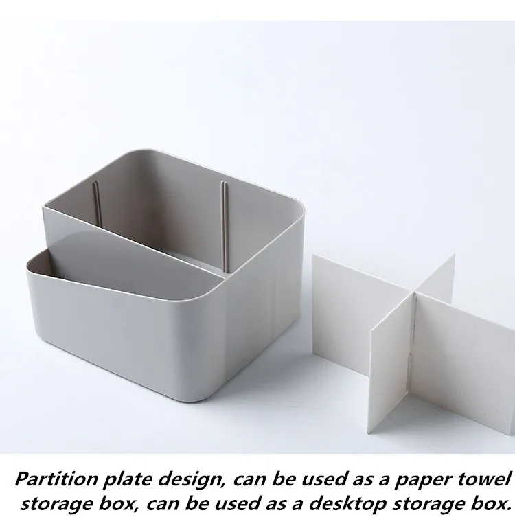 Creative tissue box multi-function tissue storage box home living room remote control storage desktop coffee table storage box