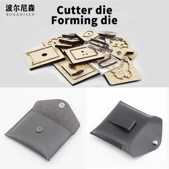 

SMVAUON 2020 wooden die-cut DIY cardcase leather tools suitable for die-cutting machines in the market