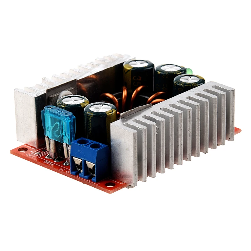 Элегантные серьги, отличное-Лидер продаж DC/DC 15A Бак Регулируемая 4-32V постоянного тока 12V постоянного тока до 1,2-32 V 5V преобразователь понижающий модуль