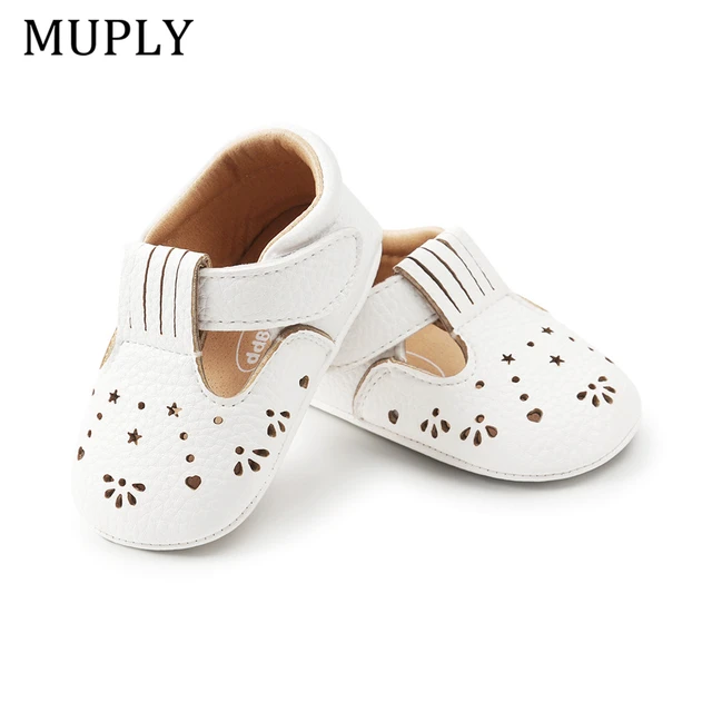 2022 New Baby Girls First Step Shoes Baby Moccasins Soft Bottom Rubber Non-slip Toddler First Walkers Baby Booties Girls Shoes 1