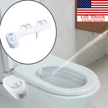 

Bidet Fresh Water Spray Mechanical Bidet Toilet Seat Attachment Non-Electric