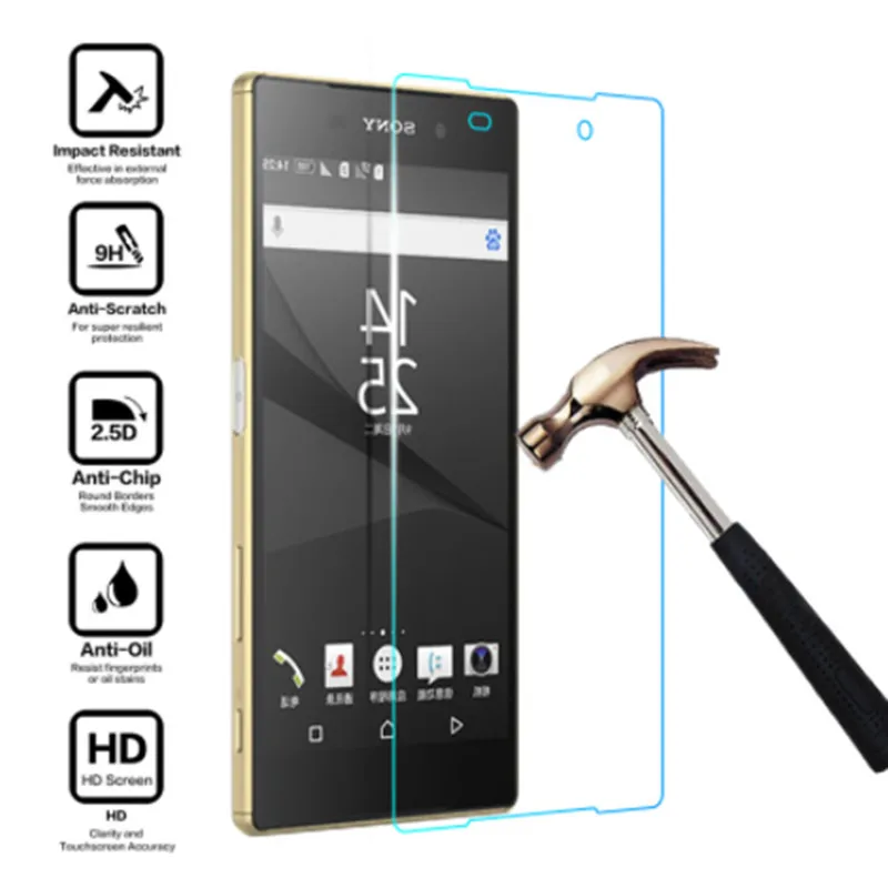 Закаленное стекло для sony Xperia L36h Z Z1 Z2 Z3 Z4 Z5 Премиум Защитная пленка экрана на M2 M4 z3 z5
