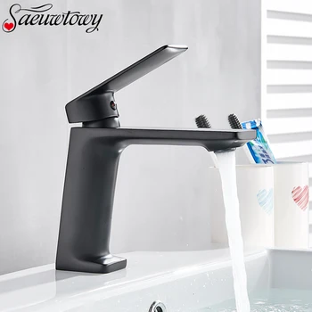 

Golden Free Shipping Bathroom Basin Faucet Sink Faucet Single Handle Hole Basin Tap Deck Installation Hot And Cold Water mixer