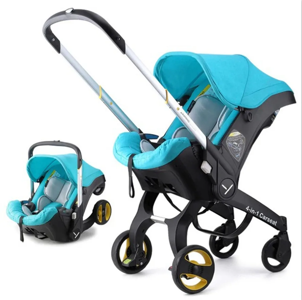 Портативная 4 в 1 коляска для новорожденных, детская коляска, детское автомобильное безопасное сиденье, детская коляска, прогулочная коляска