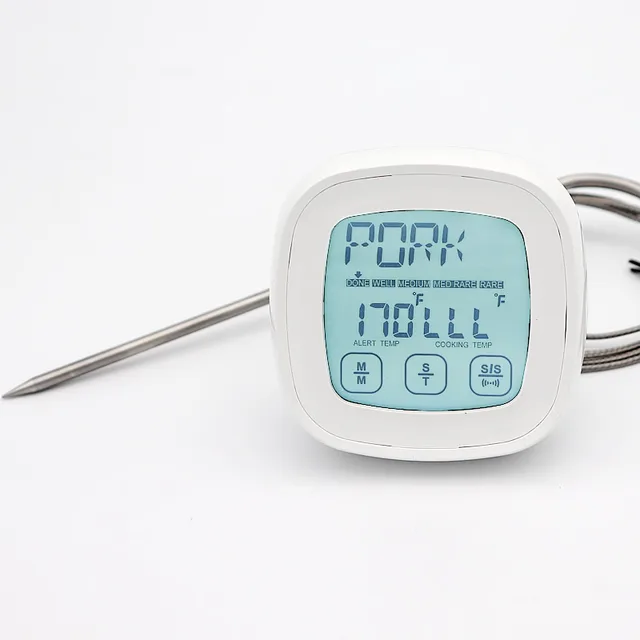 Grill Időzítő Sütő Szonda-Főzés Digitális Bbq-Hús Műanyag Konyha