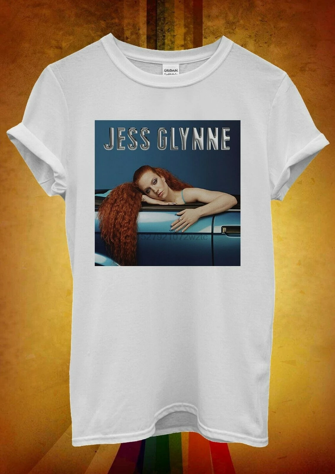 Jess Glynne 2019 концертный тур Дамы Женщины Мужчины унисекс мешковатая футболка 2229 |