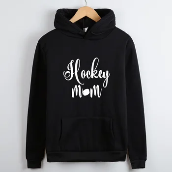 

HOCKEY MOM Stylish Hoodie Women Winter Vintage Sweatshirt Harajuku Hoodie Women Casual Sweatshirt Women Tops Long Sleeve Hoody