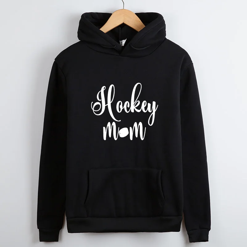  HOCKEY MOM Stylish Hoodie Women Winter Vintage Sweatshirt Harajuku Hoodie Women Casual Sweatshirt W