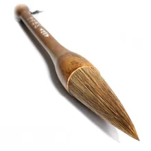 Волчья шерсть Китайская каллиграфия кисть Caligrafia ласка волосы Хоппер-образная кисть пружинный купон живопись ручка-кисть для письма