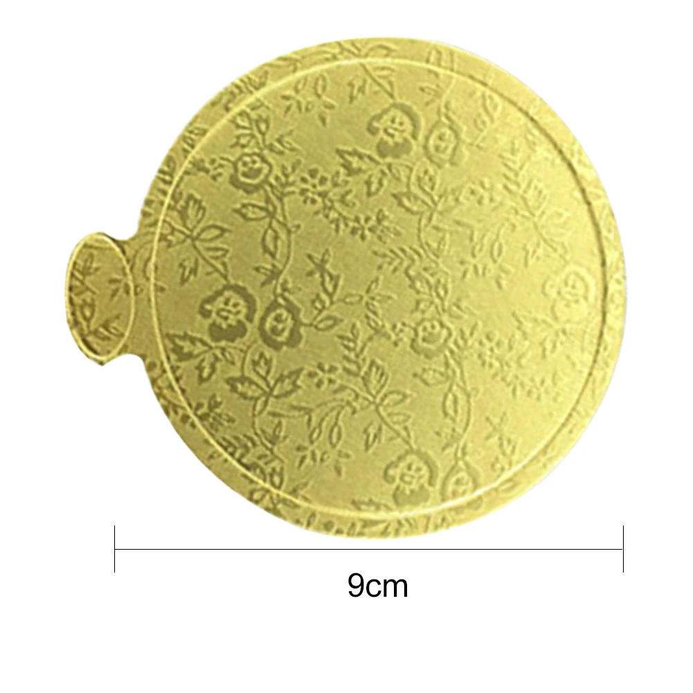 100Pcs Thick Lightweight Decorative Kit Eco-friendly Gold For Cake Making Cake Board Round