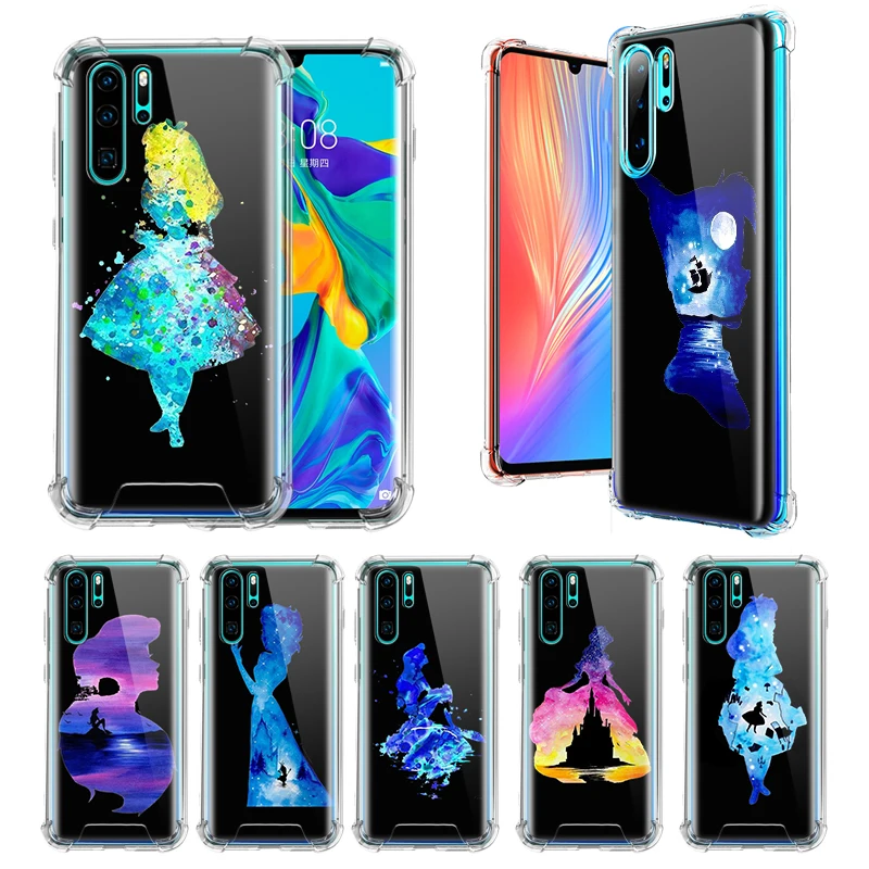 Чехлы принцессы Алиса Король Лев для Huawei P20 P40 Lite E P30 Pro P Smart Z Plus 2019 подушка
