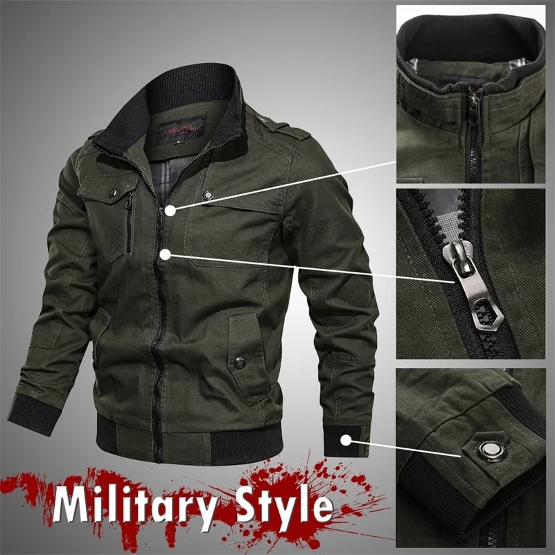 Военная куртка, мужские джинсы, повседневное хлопковое пальто размера плюс 6XL, армейский Бомбер, тактическая летная куртка, Толстая Теплая Куртка карго