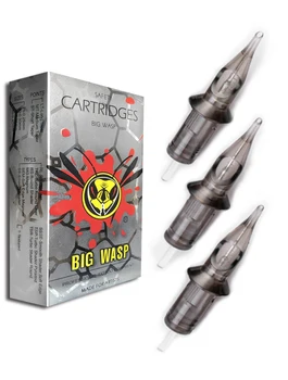 

BIGWASP Tattoo Cartridge Needles RS Round Shader 20pcs/box For Machine Gun Pen For Lining &Shading Tattoo Supply