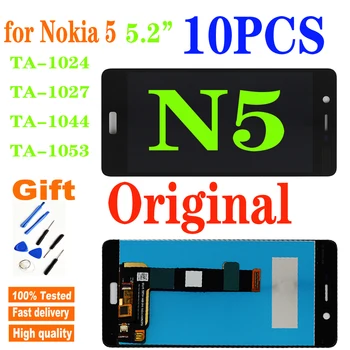 

10PC 5.2"For Nokia 5 N5 TA-1024 TA-1027 TA-1044 TA-1053 LCD Display Touch Screen Digitizer Assembly Replacement Parts For Nokia5