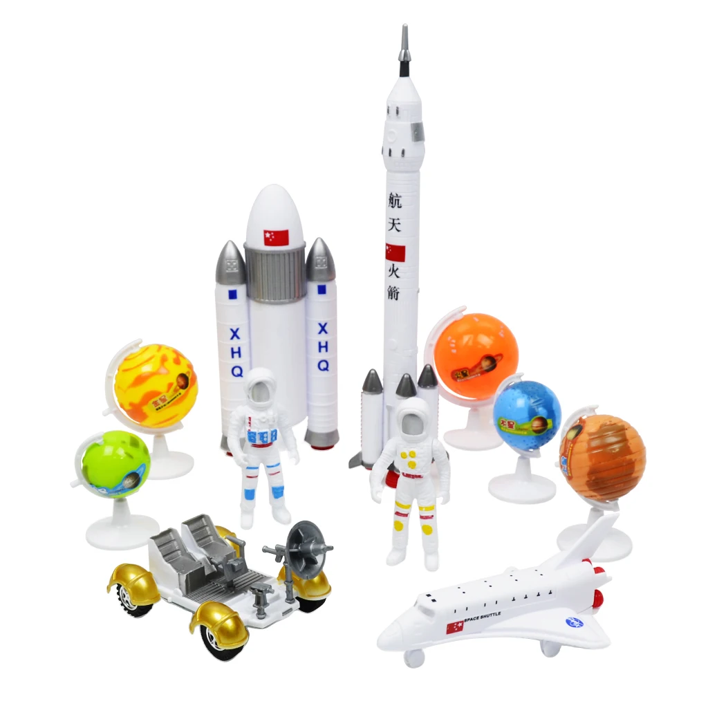 Space Exploration Toy Suit Model Children Plastic Educational Puzzle Toys