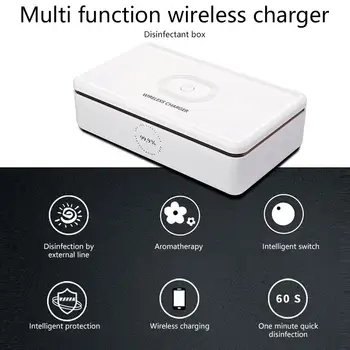 

Mobile Phone Wireless Charger UV Sterilizer Disinfection Box Sterilization Box Automatic Sterilization Disinfection Box