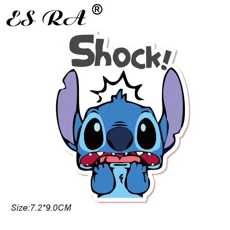 

Single P iece Cartoon Stitch Stickers Waterproof Sunproof PVC Stickers for Pitcher Fridge Skateboard Luggage Pegatinas Decorate