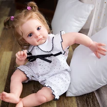 Hoomai – poupée princesse Reborn réaliste de 22 pouces pour enfants, corps souple, jouets, cadeaux, nouvelle collection