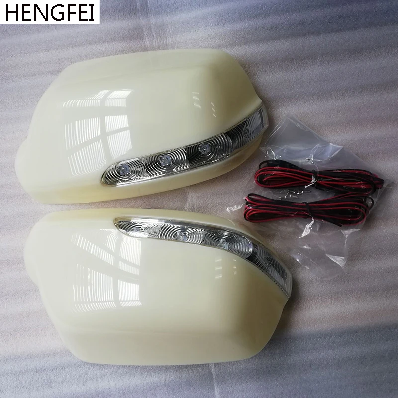Modified car accessories Hengfei Mirror cover with LED turn signal lamp For Mazda 3 6 M3 M6 Rear view mirror shell