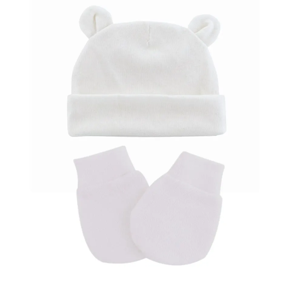 Tanio Zimowa czapka dla niemowląt zestaw
