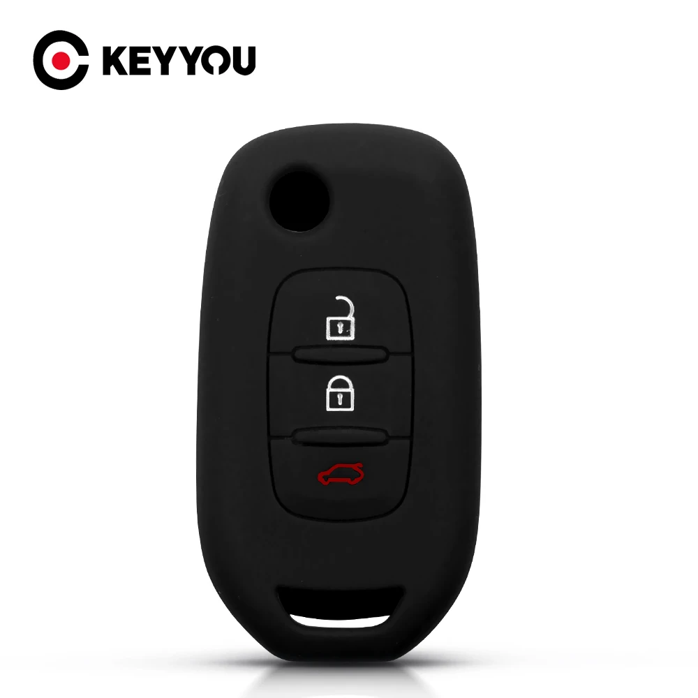 Брелок KEYYOU для Renault Duster Megane Sandero Kangdoo Captur корпус ключа с 3 кнопками |