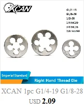 XCAN 1 шт. M2/M2.5/M3/M3.5/M4/M5/M6 титановое покрытие ручной кран HSS Метрическая прямая флейта резьбовой кран