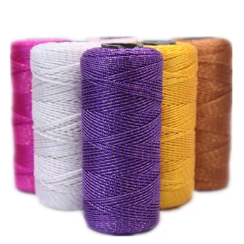 

200g/pc cheap cotton yarn for knitting crochet Cotton laine a tricoter Notoginseng wool thread Hand Knitting cord OX22 3pcs