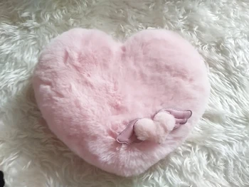 

The angel Wing of love Sweet Lolita Kawaii Plush Love Bag Lovely Soft Girl Furry Shoulder Bags Students Messenger Bag Handbag