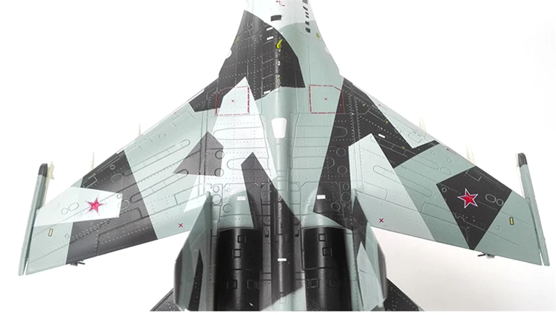 1/72 Scale Alloy Fighter Sukhoi SU-35 Multi-fighter Jet Model Russian Air Force SU35 Aircraft Toys Children Kids Gift Collection