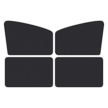

4PCS Car Window Sun Shade Magnetic Front Rear Side Cover Visor Shield Screen Summer UV Protection Window Curtain