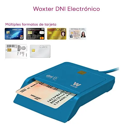 Woxter Lector DNI Electrónico Azul - Lector de DNI Electrónico Inteligente,  DNI 3.0, Plug & Play, Compatible con PC y Mac - AliExpress
