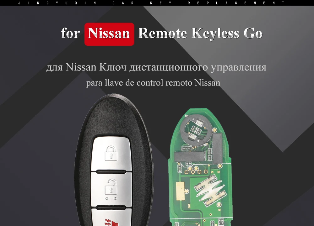 Keyforkess 5 pezzi TWB1J701 Smart Remote Car Key 315MHz ID46 7952 per NISSAN March Tiida Micra Leaf 3 pulsanti Keyless Fob - H36064284b6444be6a2460386ed055357m
