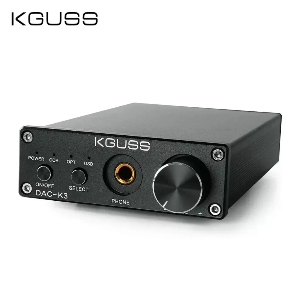 KGUSS DAC-K3 TPA6120 2 0 MINI HIFI USB DAC декодированный аудио усилитель для наушников 24BIT 192KHz OPA2134
