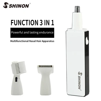 

2020 Electric Nose Ear Hair Trimmer Rechargeable Beard Eyebrow Trimmer Razor 4 in1 Electric Nose Ear Shaver Hair Cutter Clipper