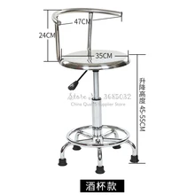 Lift-Stool Workshop Laboratory Dentist-Chair with Universal Wheel-W Pu-Foam Anti-Static