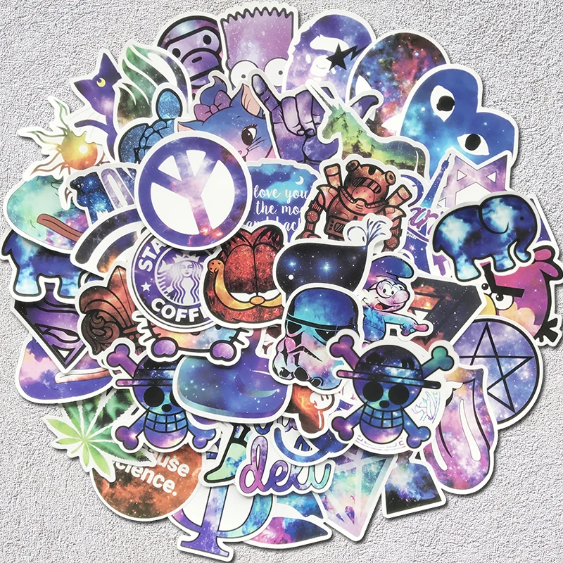 Galaxy sticker 50pcs