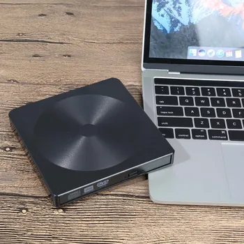 

External DVD Drive USB 3.0 Portable CD Drive Portable Rewriter Burners Writer for Desktop PC Laptop DJA88