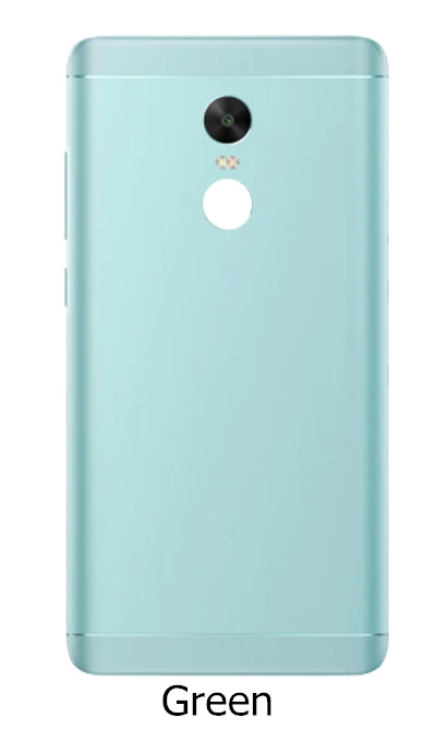 Light Green Для Xiaomi Redmi Note 4X батарея задняя крышка корпус металлическая дверь камера стекло объектив Ремонт Запчасти - Цвет: Light Green