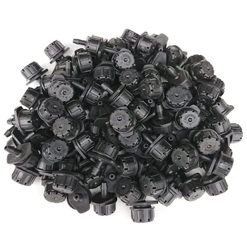 

300Pcs Adjustable Irrigation Dripper 1/4 Inch Mini Drip Irrigation Nozzle for Flower Bed, Lawn