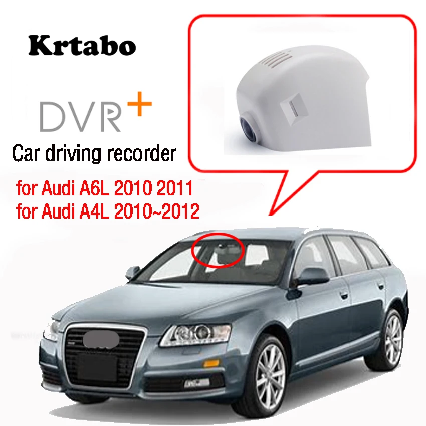 Для Audi A6L Q3 Q7 2010 2011 для A4L A3 ~ 96658 2 Автомобильный видеорегистратор Wi-Fi камера Novatek 1080