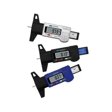 Пластиковый автомобильный цифровой измеритель глубины протектора шин 0-25,4 мм, измерительный прибор, штангенциркуль с ЖК-дисплеем Tpms для мониторинга шин