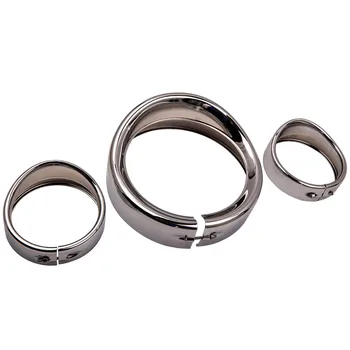 

7" Headlight 4.5" Passing Fog Lights Lamp Trim Ring Bezel Visor Cover For Harle Visor Style lamp Trim Ring