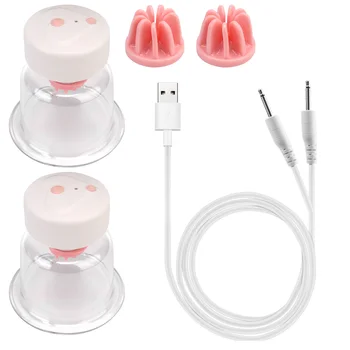 Bra Massager Licking Nipple Sucker Rotate Stimulation Breast Pump Breast Enlargement Vibrator Adult Products Sex Toys For Women 2