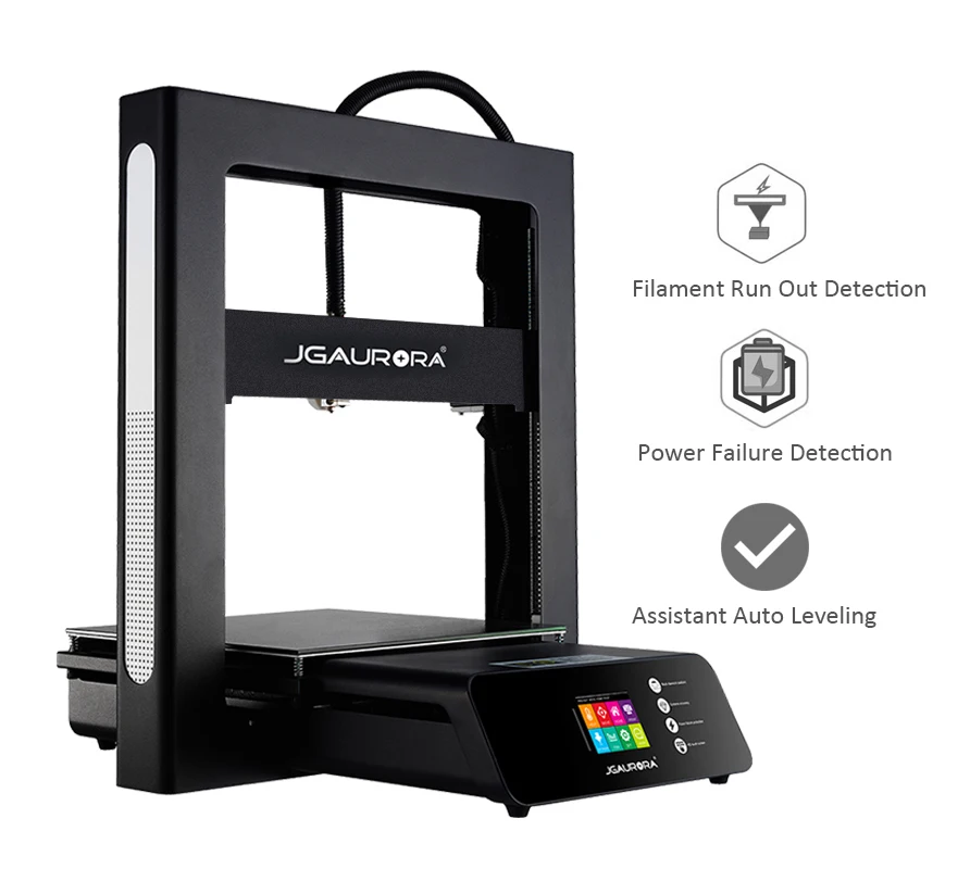 JGMAKER JGAURORA A5S FDM 3D принтеры легкая сборка 32 бит материнская плата с постройкой
